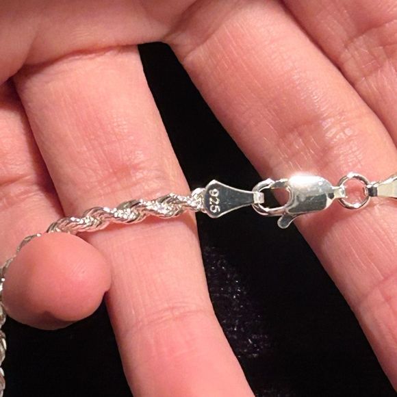 (Rare) Louis Vuitton #323 Lock and Key Silver with 925 Silver Chain 20” - Picture 6 of 11